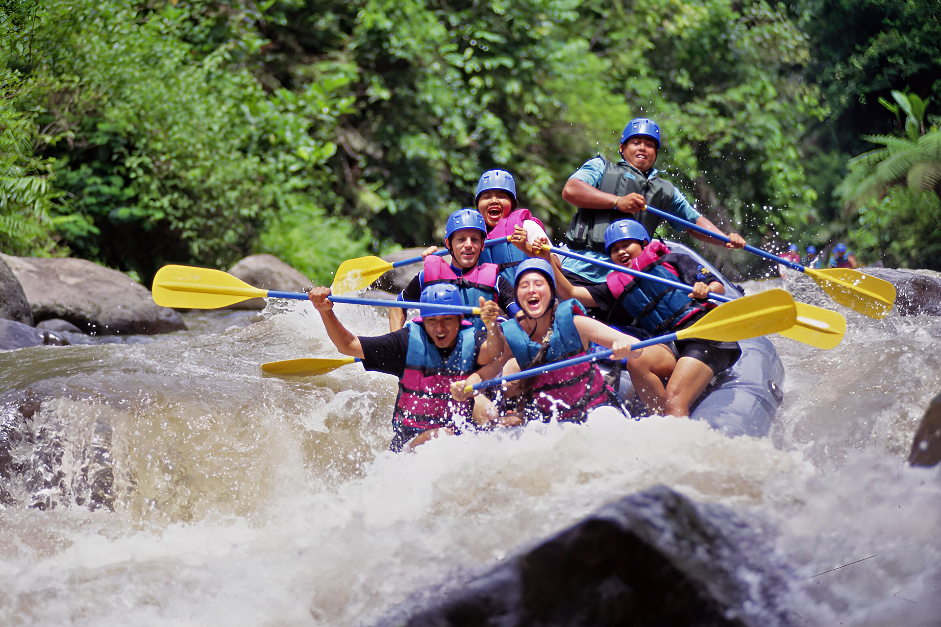 Rafting Down the Ayung River in Bali