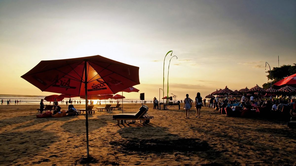 Sunset on the Beach at Berawa Bali