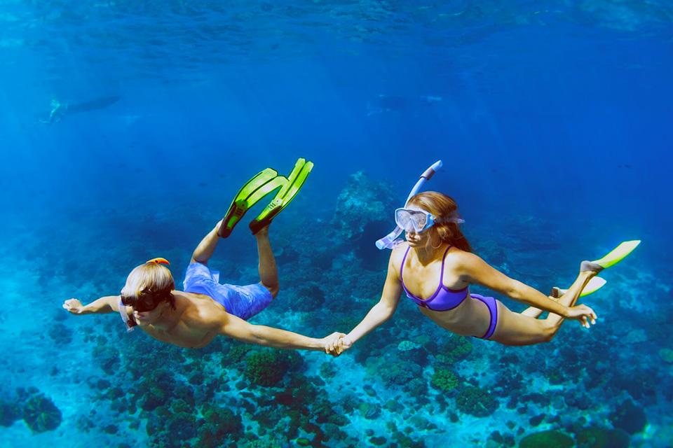 Bali Couple Holidays Snorkeling Melbourne