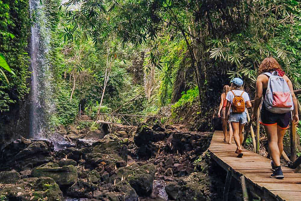 Path to Tibumana Waterfall Near Ubud