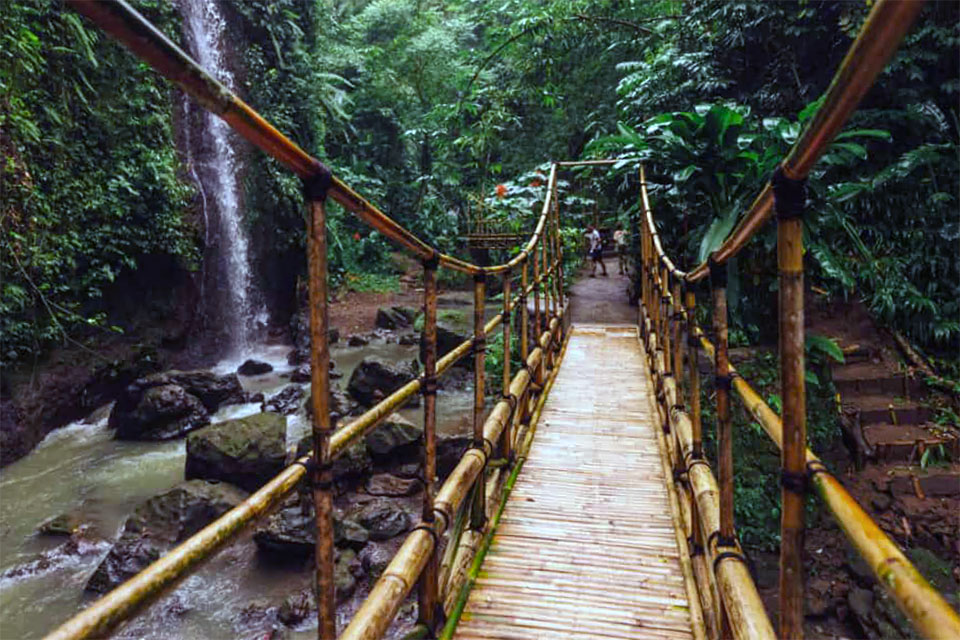 Tibumana Waterfall Bali Bridges