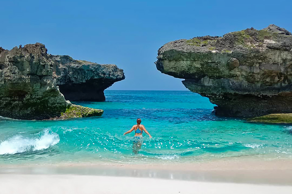 Book Sumba Tours | Swimming Mandorak Beach