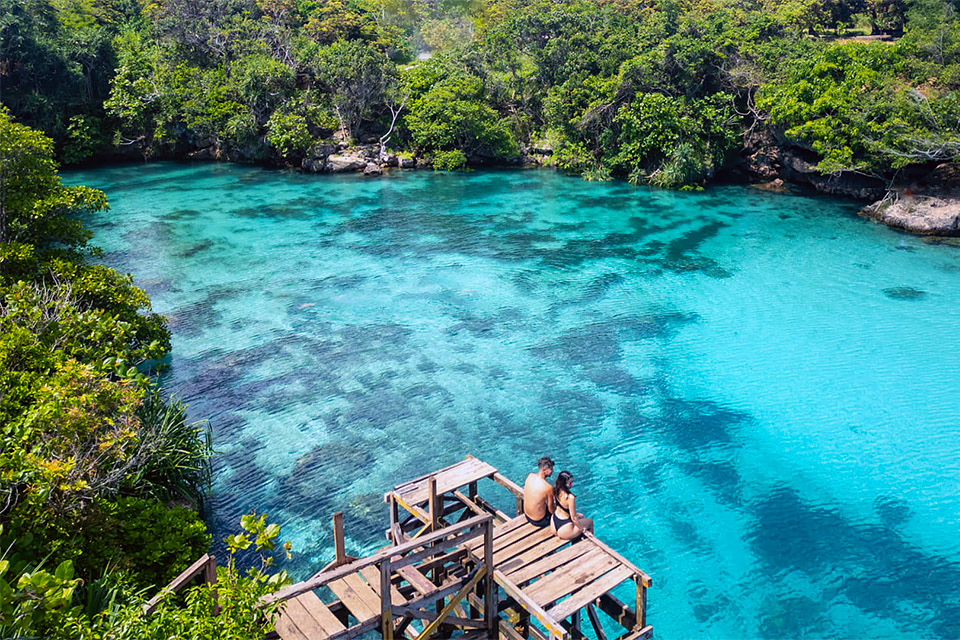 West Sumba Travel Guide | Swimming Waikuri Lagoon