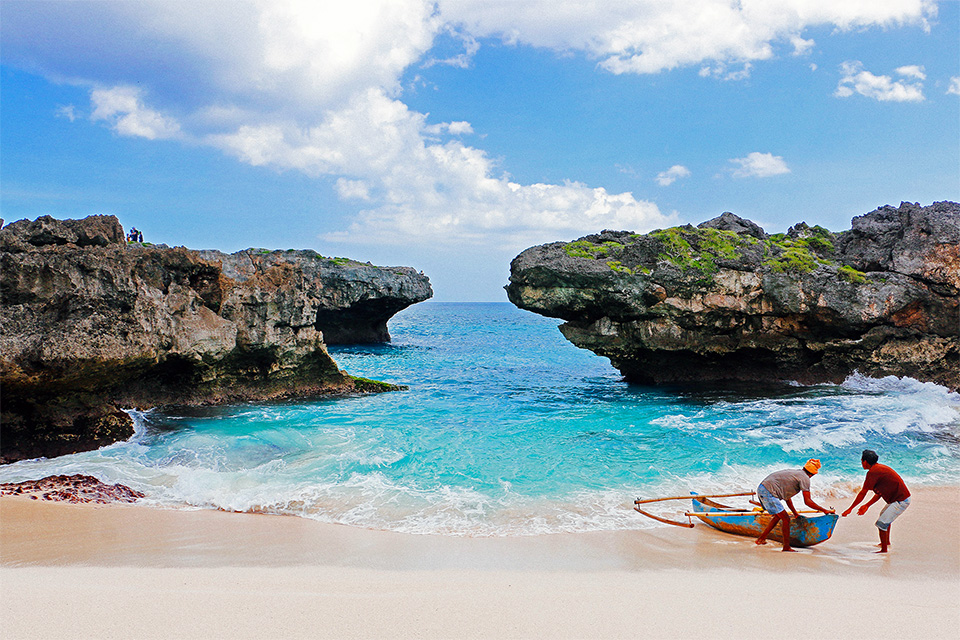 Mandorak Beach Guide Sumba Landing Boat