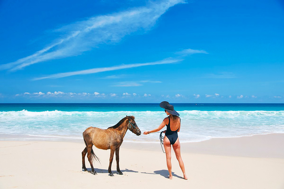 Nihiwatu Beach Sumba Travel Guide - Girl with Horse