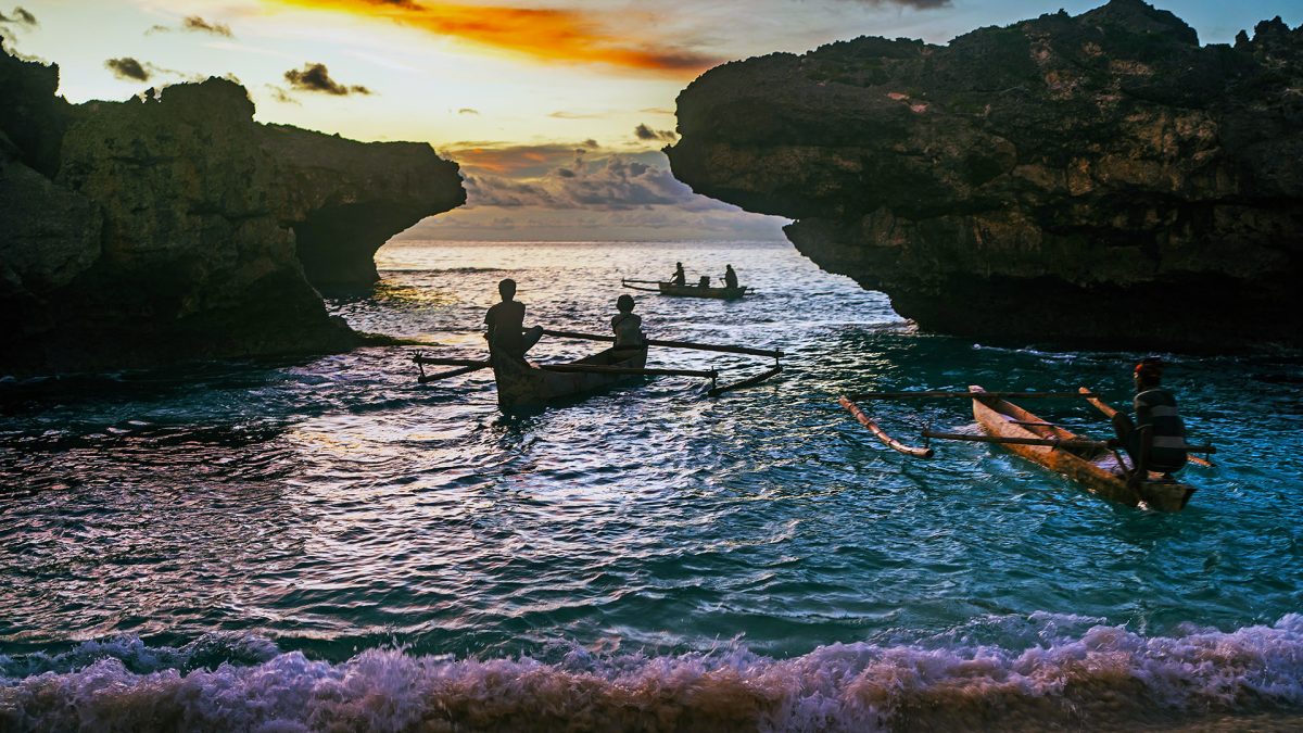West Sumba Travel Guide - Colorful Sunset at Mandorak Beach