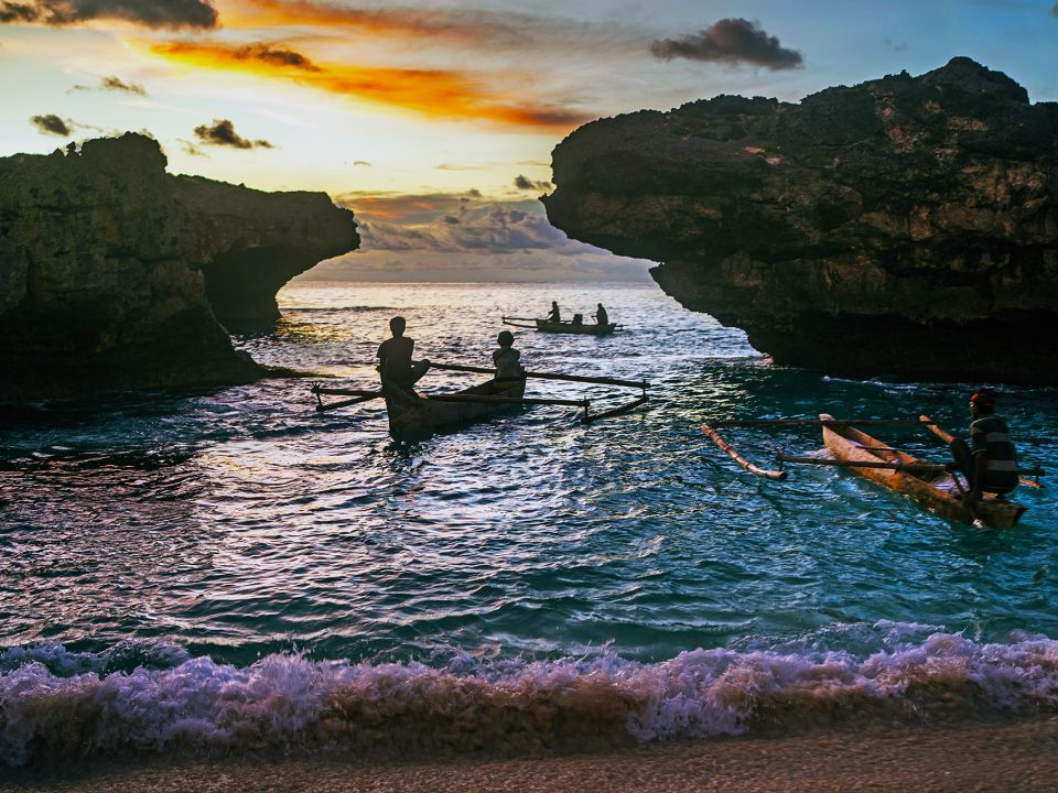 West Sumba Travel Guide - Colorful Sunset at Mandorak Beach