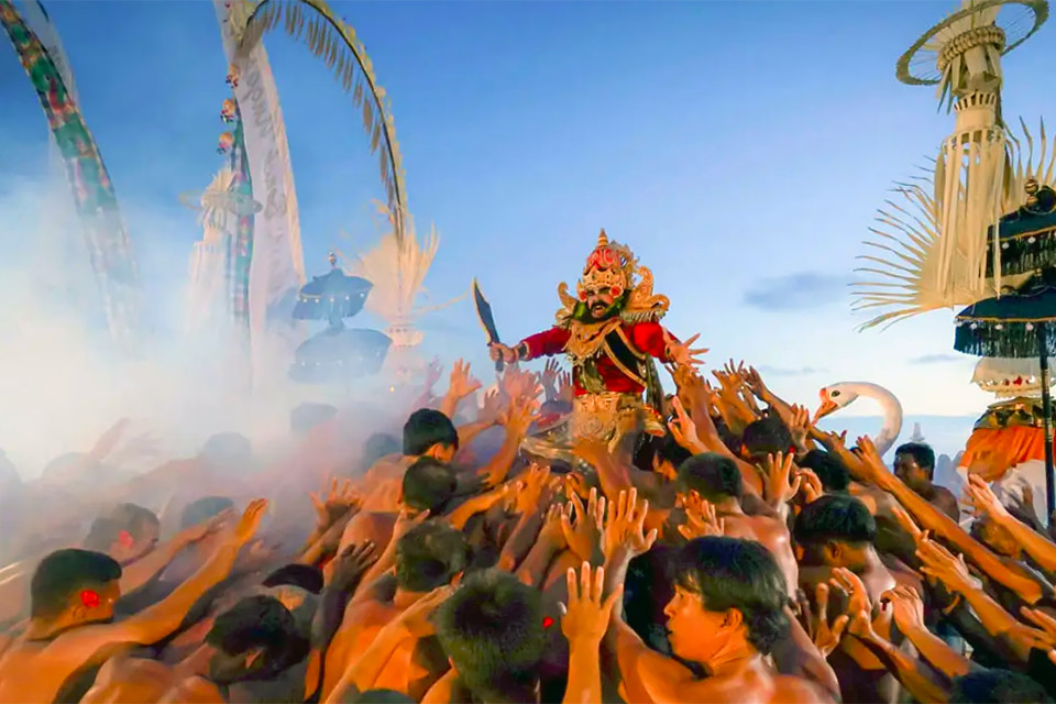 Kecak Dance on Melasti Beach Bali