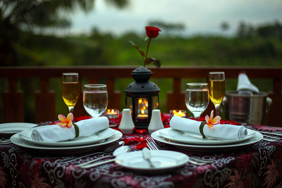 Romantic Dining in Bali for Honeymooners