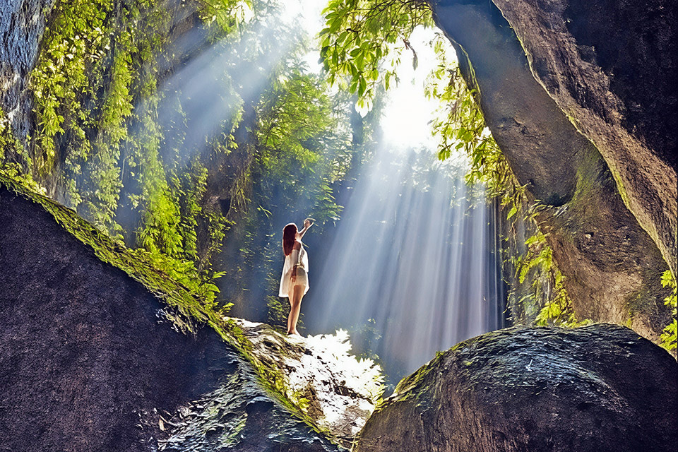 Tukad Cepung One of the Best Waterfalls in Bali